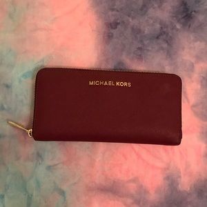 Michael Kors Maroon Wallet